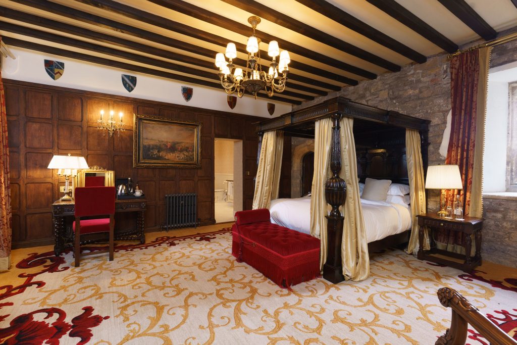 Luxurious Deluxe Bedchamber at Thornbury Castle